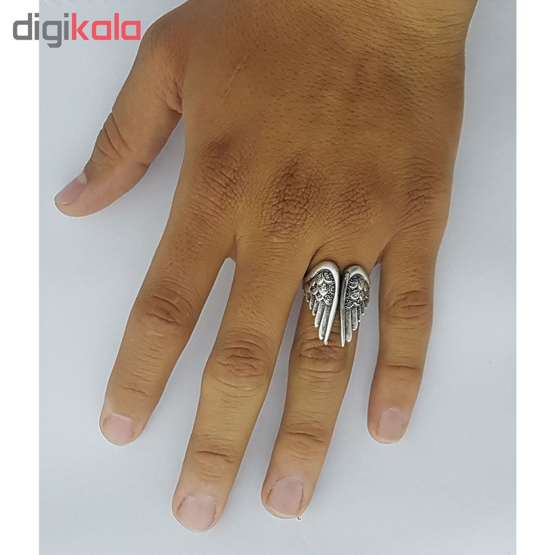 انگشتر مردانه طرح بال کد ES163 انگشتر مردانه طرح بال کد ES163