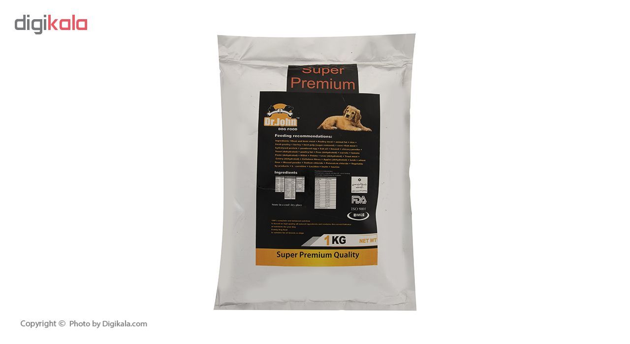 غذای خشک سگ دکتر جان مدل Super Premium مقدار 1 کیلوگرم