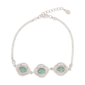 دستبند نقره زنانه کد 9810