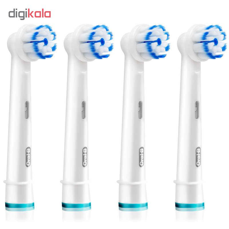 سری یدک مسواک برقی اورال-بی مدل SENSI ULTRATHIN بسته 4 عددی
