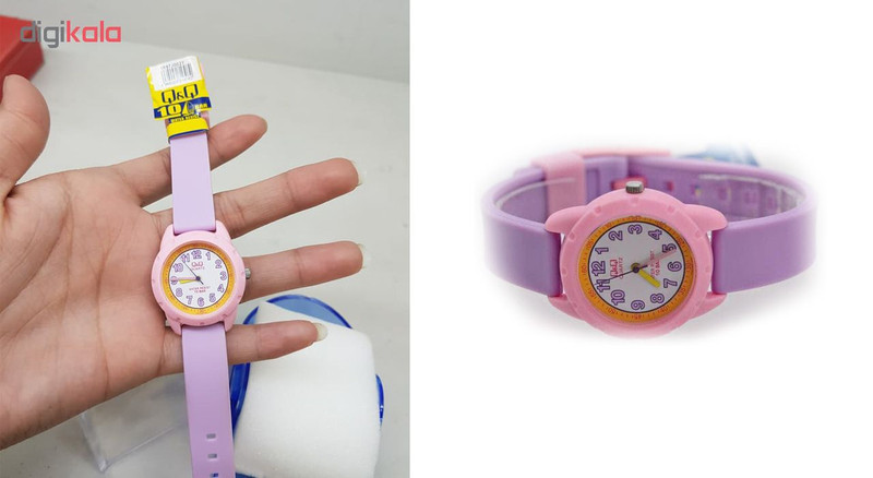 ساعت مچی عقربه ای دخترانه کیو اند کیو مدل vr97j002y ساعت مچی عقربه ای دخترانه کیو اند کیو مدل vr97j002y