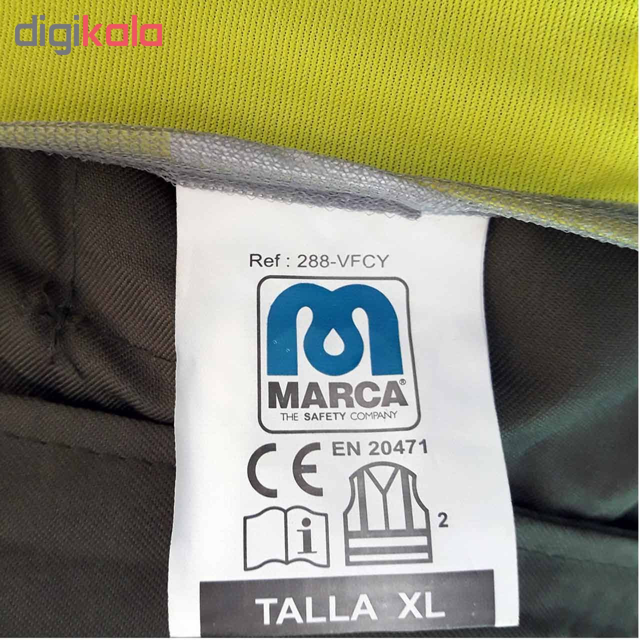 جلیقه ایمنی مدل VFCY طرح جاکارتی دار