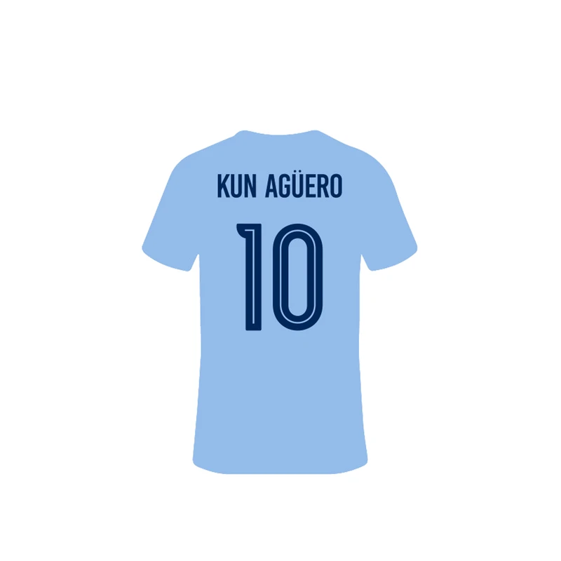 استیکر تزئینی موبایل طرح Kun Aguero کد STM732