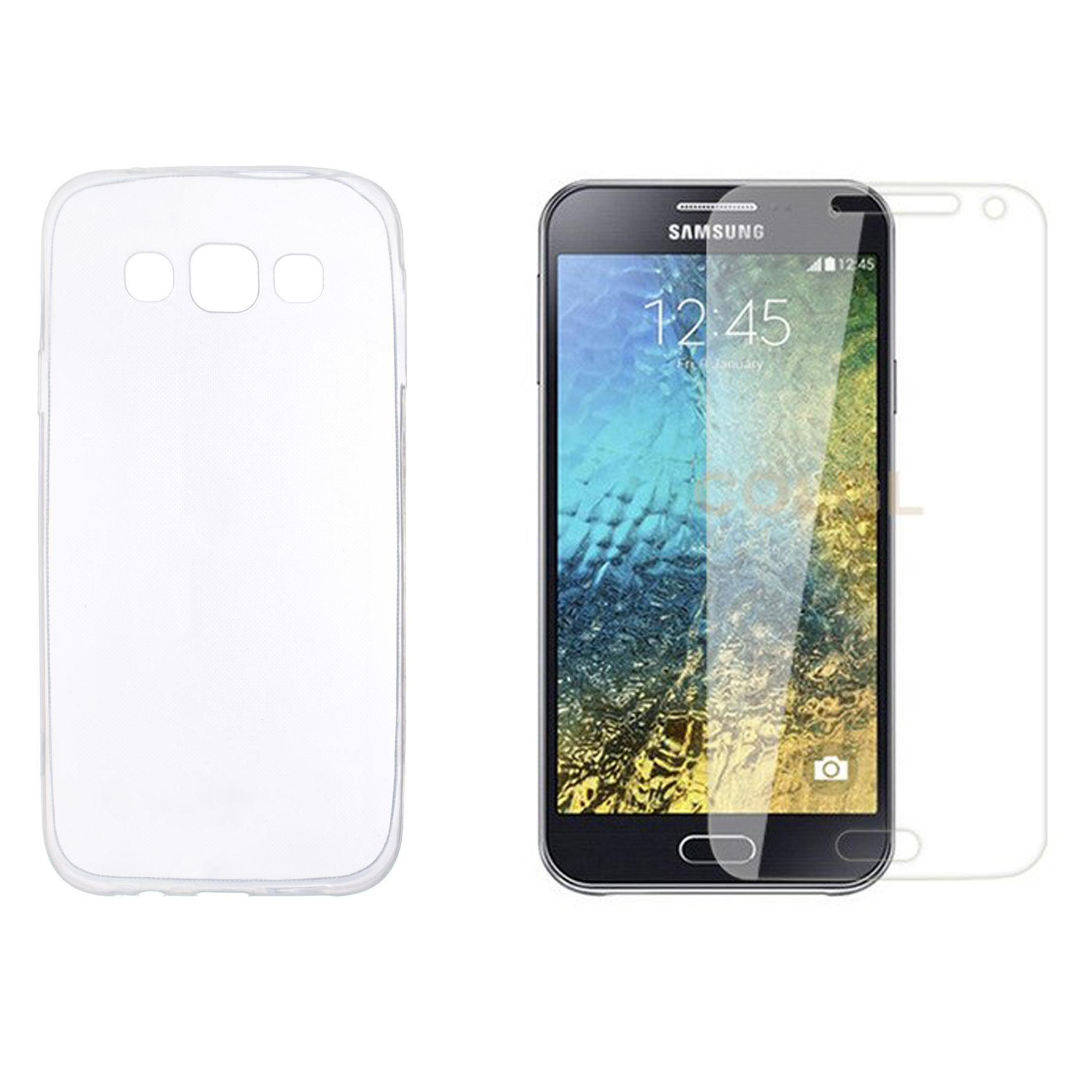 کاور مدل DO_01 مناسب برای گوشی موبایل سامسونگ Galaxy E5 به همراه محافظ صفحه نمایش