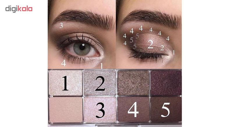 پالت سایه چشم اسنس مدل Roses شماره 03 پالت سایه چشم اسنس مدل Roses شماره 03