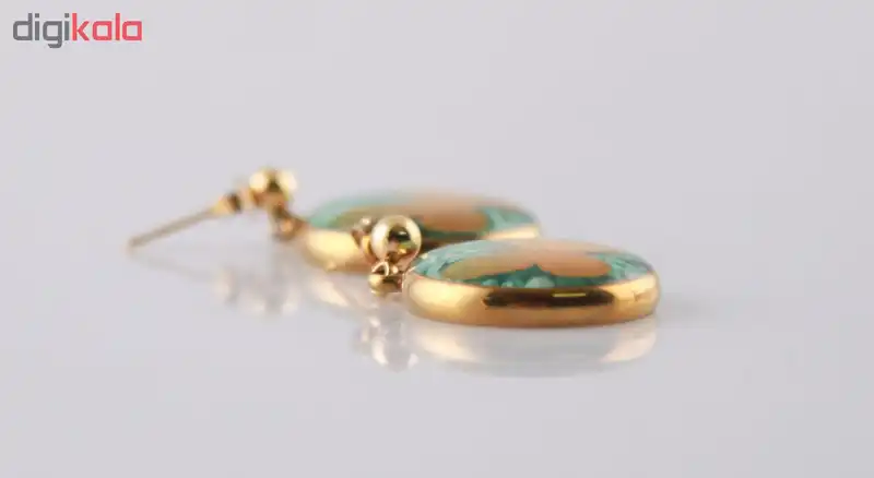گوشواره طلا 24 عیار زنانه الون طرح پروانه کد 198409