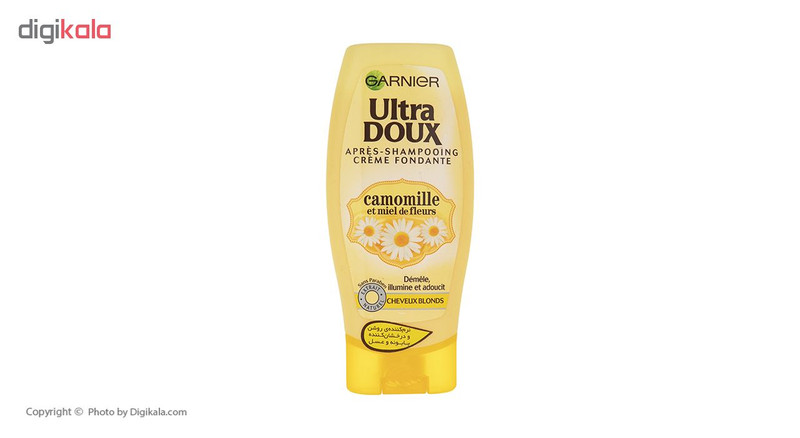 نرم کننده مو گارنیه سری Ultra Doux مدل Camomille حجم 200 میلی لیتر نرم کننده مو گارنیه سری Ultra Doux مدل Camomille حجم 200 میلی لیتر