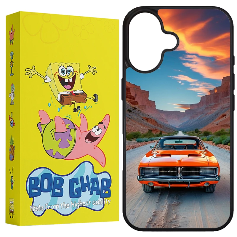 کاور باب قاب طرح ماشین مدل B16PL مناسب برای گوشی موبایل اپل iPhone 16 Plus