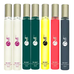 عطر جیبی دکلت مدل 156 حجم 15 میلی لیتر مجموعه 7 عددی