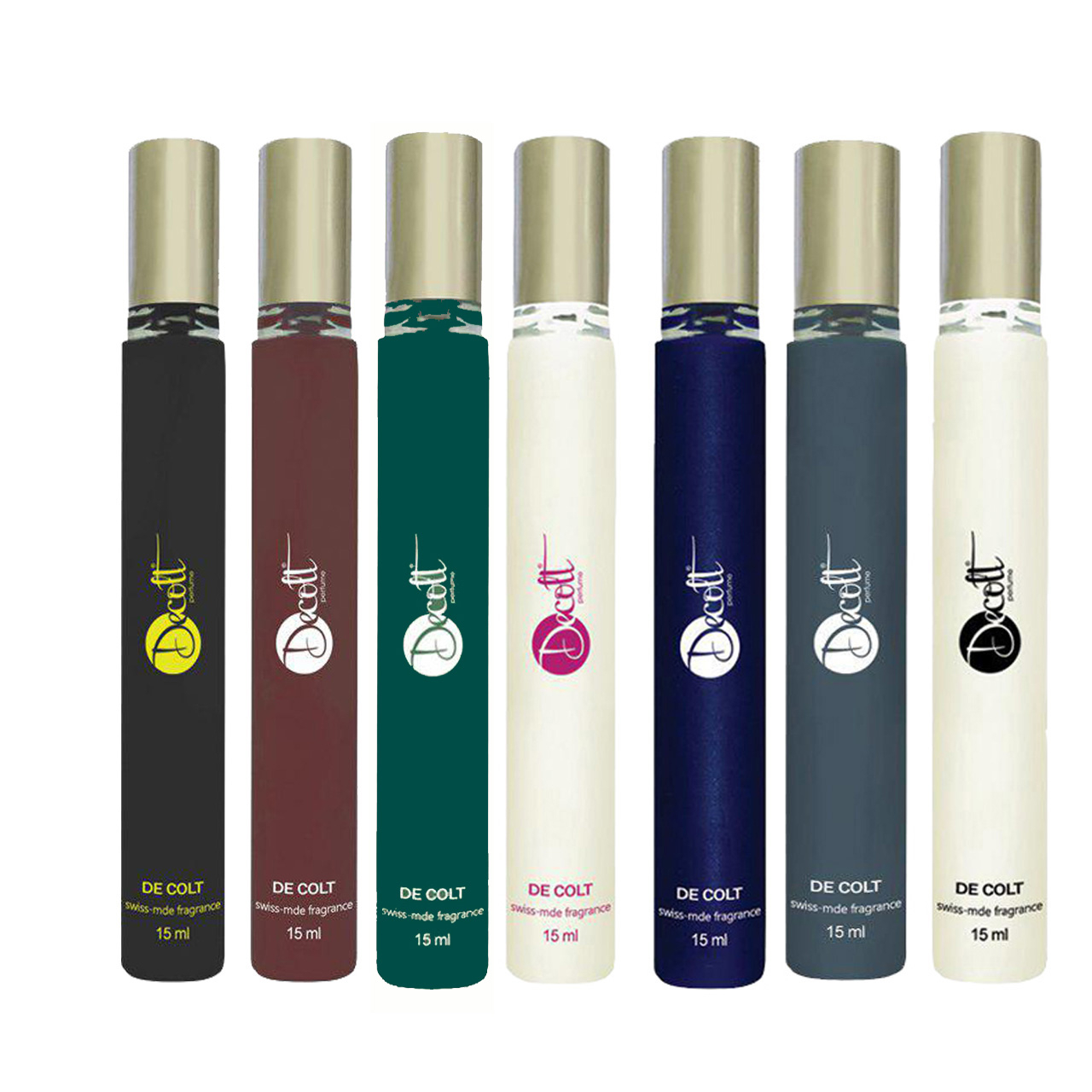 عطر جیبی دکلت مدل 159 حجم 15 میلی لیتر مجموعه 7 عددی