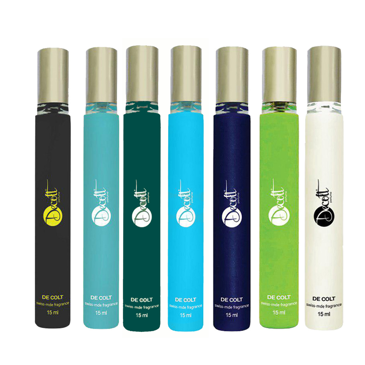 عطر جیبی دکلت مدل 164 حجم 15 میلی لیتر مجموعه 7 عددی