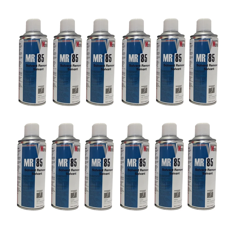 اسپری تمیز کننده تست مایعات نافذ ام آر کد 85 حجم 400 میلی لیتر بسته 12 عددی