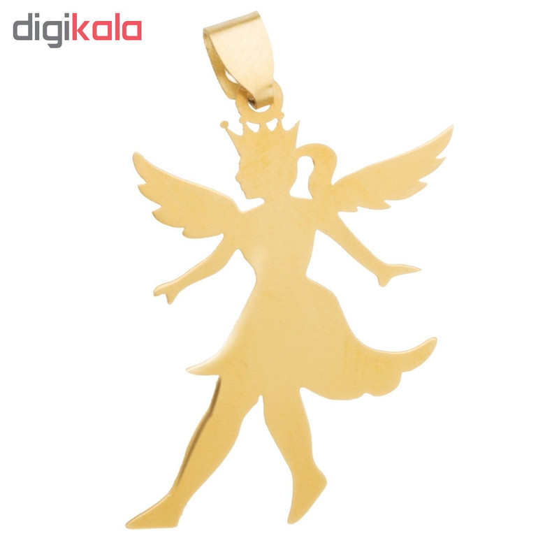 آویز گردنبند طلا 18عیار زنانه طرح فرشته مدل SG143