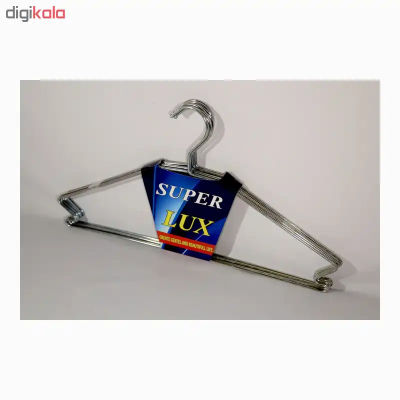 چوب لباسی مدل lux مجموعه 6 عددی