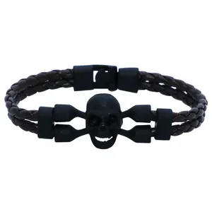 دستبند مردانه طرح اسکلت کد d936