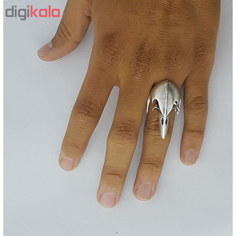 انگشتر مردانه طرح کلاغ کد ES176