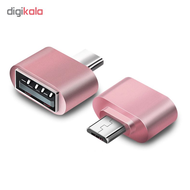 مبدل USB به microUSB مدل OTG microUSB