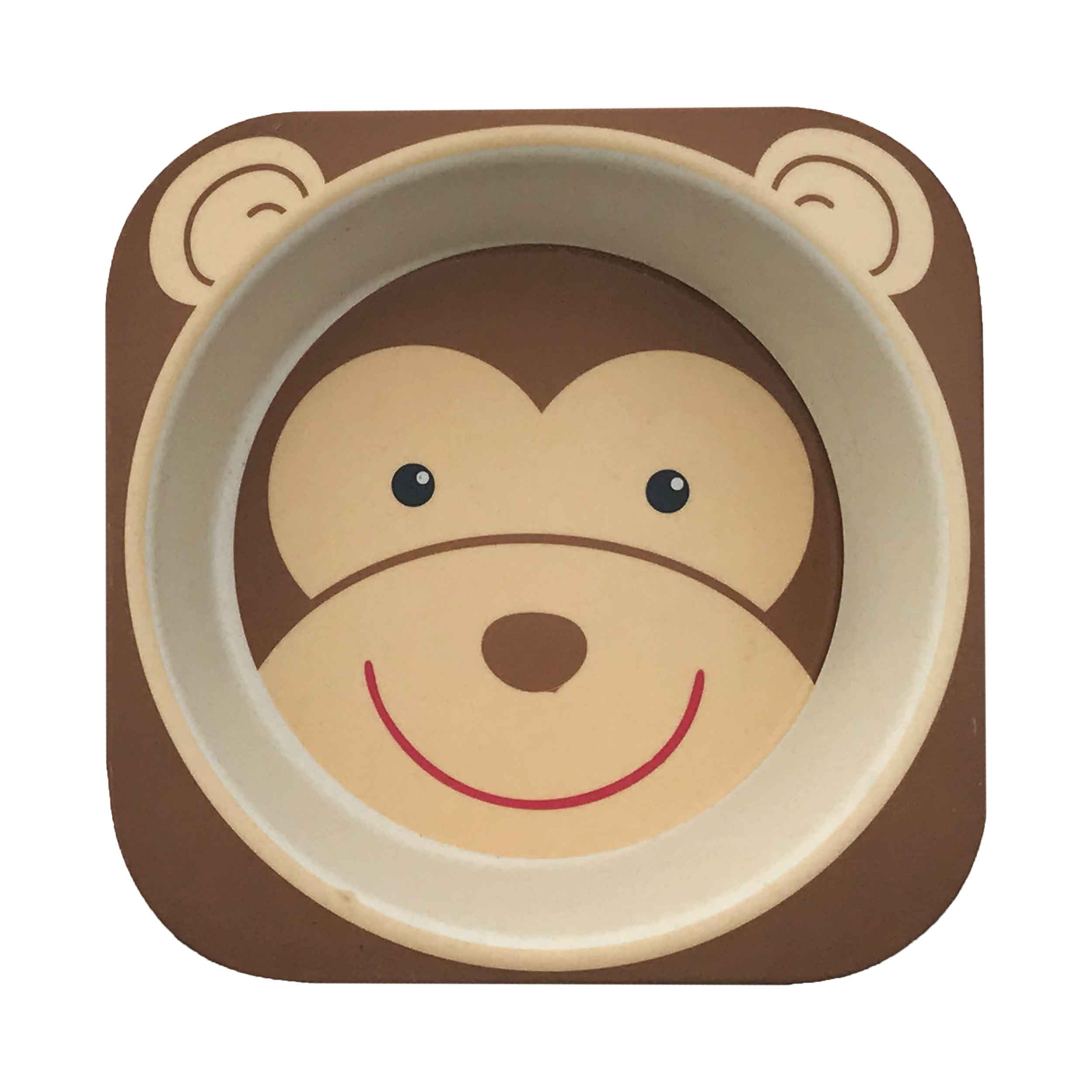 ظرف غذای کودک مدل Monkey