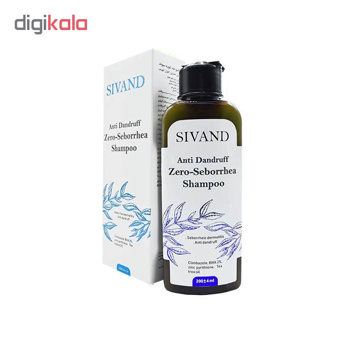شامپو ضد شوره سر و بدن سیوند سری Climbazole مدل Zero Dandruff 0359 حجم ۲۰۰ میلی لیتر