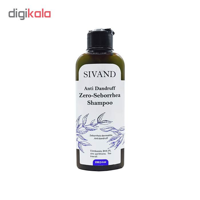 شامپو ضد شوره سر و بدن سیوند سری Climbazole مدل Zero Dandruff 0359 حجم ۲۰۰ میلی لیتر