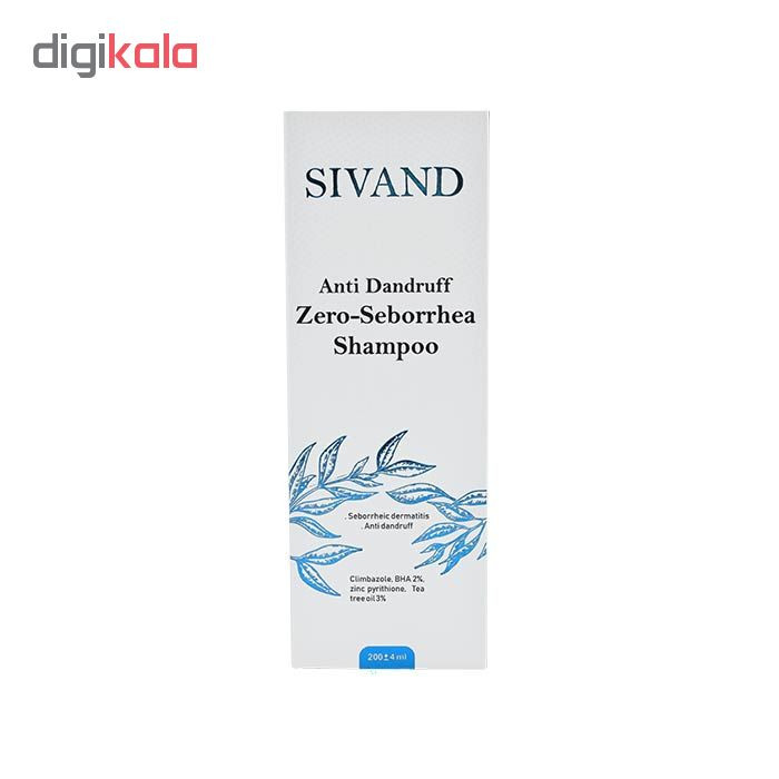 شامپو ضد شوره سر و بدن سیوند سری Climbazole مدل Zero Dandruff 0359 حجم ۲۰۰ میلی لیتر
