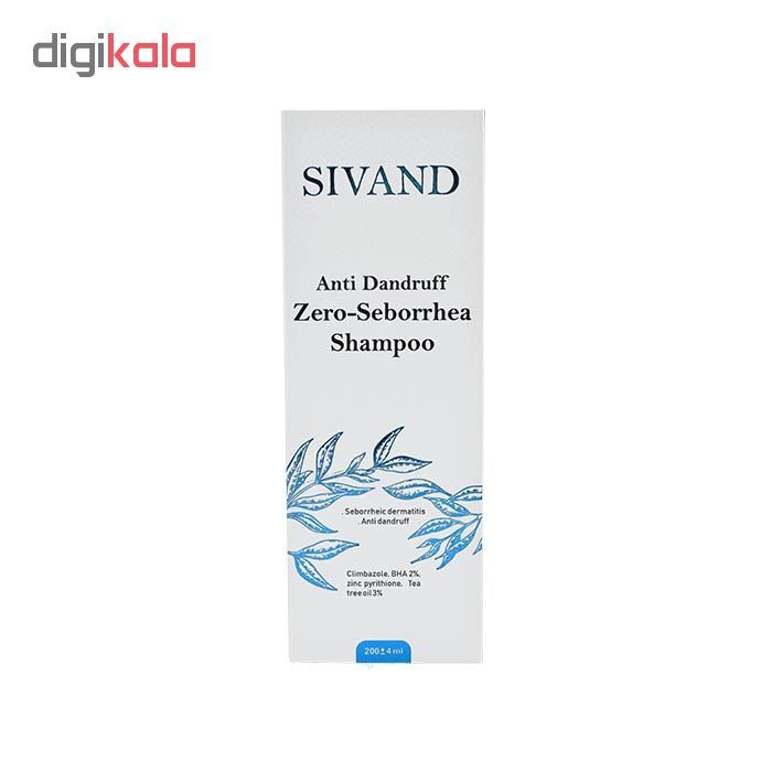 شامپو ضد شوره سر و بدن سیوند سری Climbazole مدل Zero Dandruff 0359 حجم ۲۰۰ میلی لیتر -  - 4