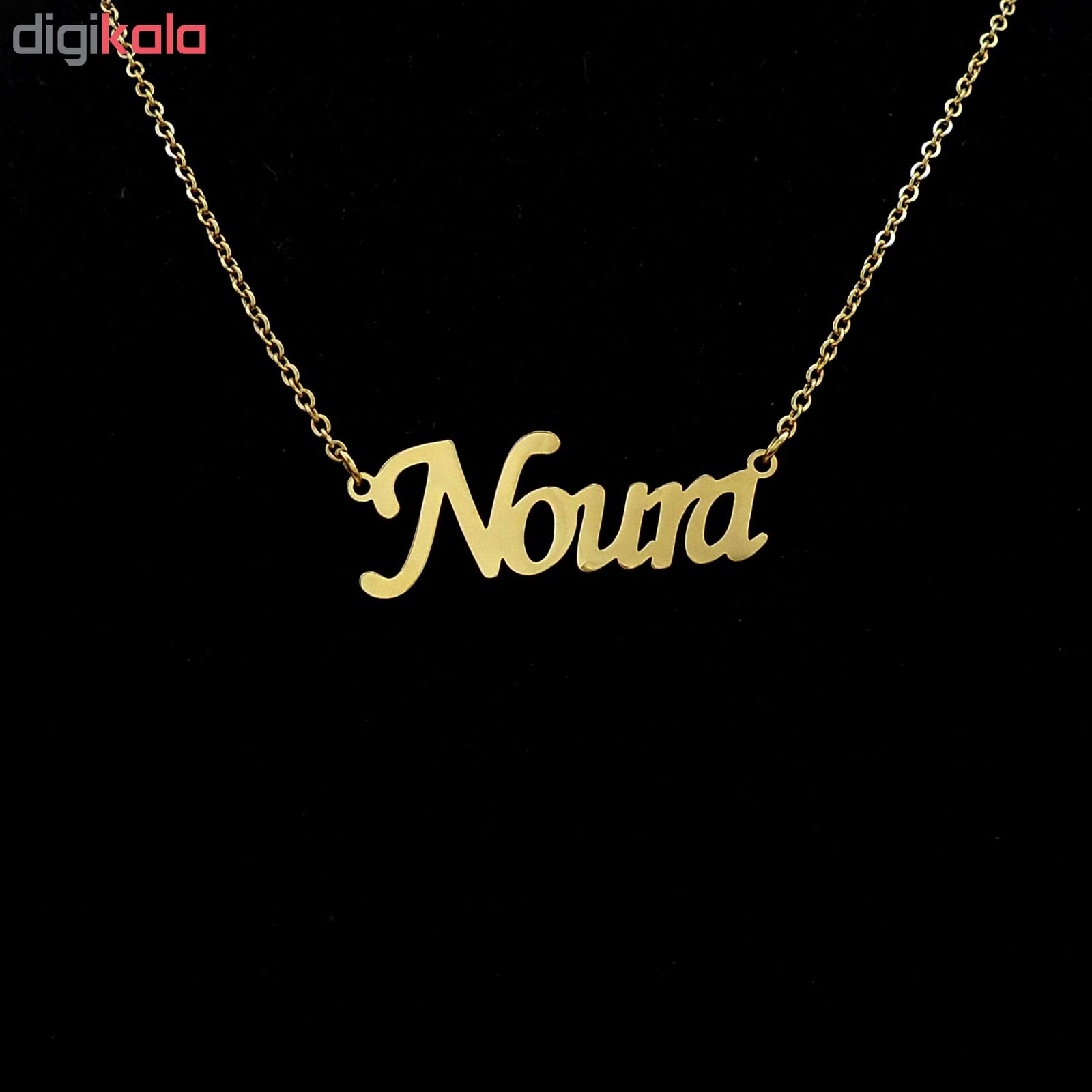 گردنبند زنانه آی جواهر طرح نورا کد 1100107 -  - 3