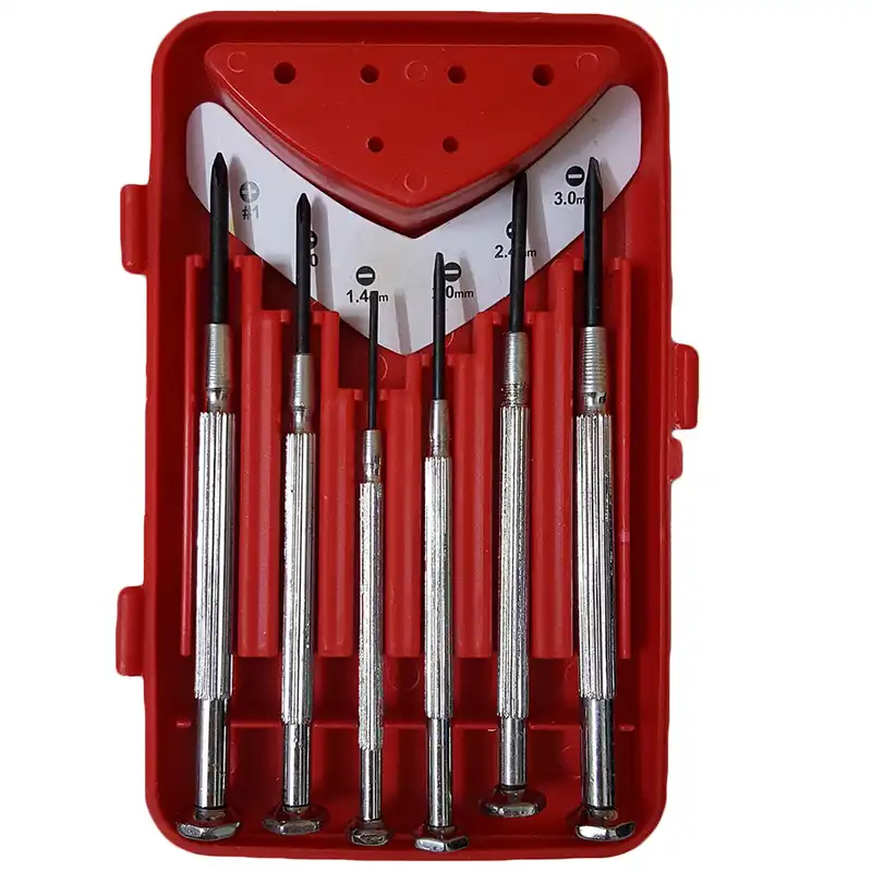 مجموعه 6 عددی پیچ گوشتی ساعتی کد 002