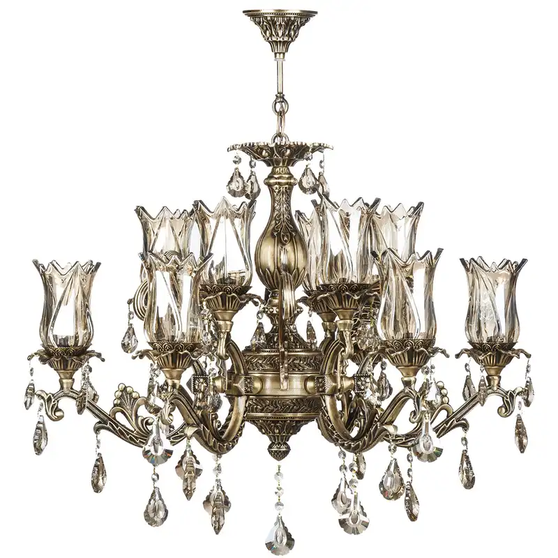 لوستر 12 شعله چشمه نور مدل M3581-6-6-A