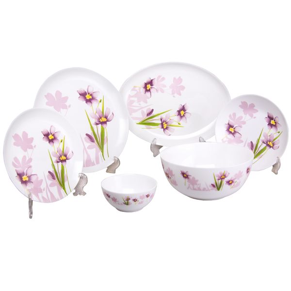 سرویس غذاخوری 26 پارچه لومینارک طرح Dream Grass کد 9004