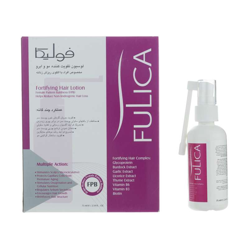 لوسیون تقویت کننده مو و ابرو فولیکا مدل Multiple Action مناسب انواع مو حجم 75 میلی لیتر