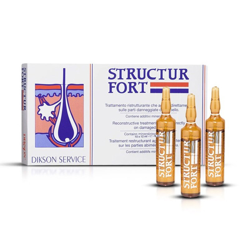 لوسیون مو دیکسون مدل استراکچر فورت حجم 12 میلی لیتر بسته 10 عددی