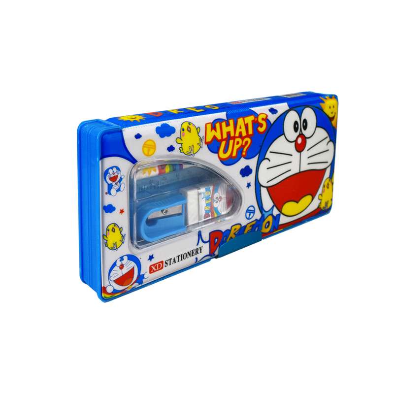 بسته لوازم تحریر ایکس دی استیشنری طرح Doraemon مجموعه 5 عددی