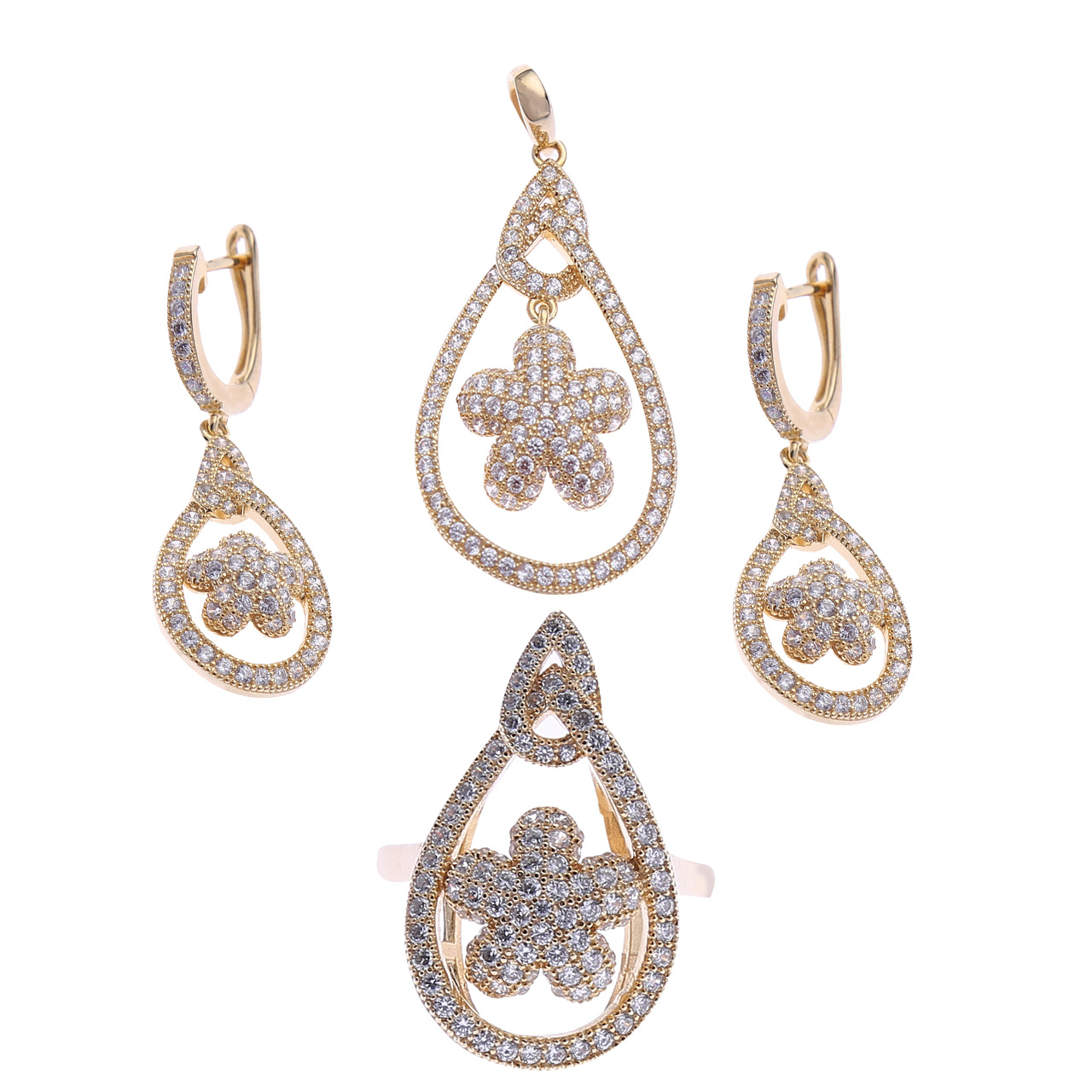 نیم ست نقره زنانه هلیسا کد MHP030