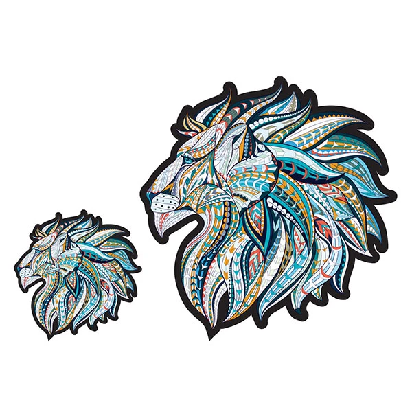 استیکر لپ تاپ طرح lion مجموعه 2عددی کد 03