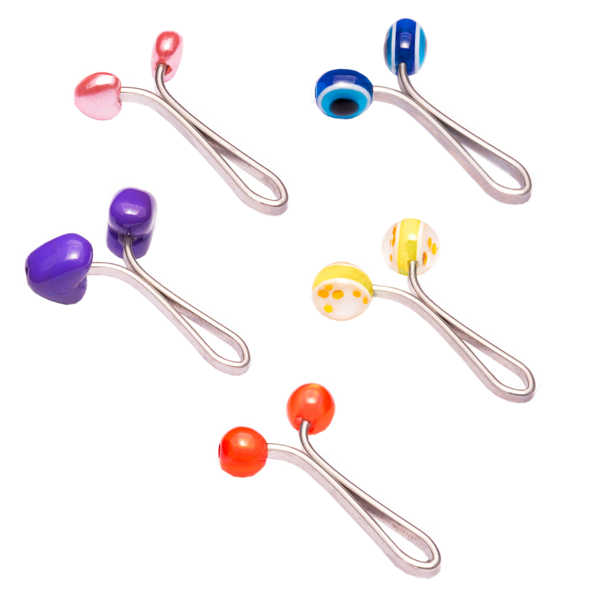 گیره روسری دینا کد A004 مجموعه 5 عددی