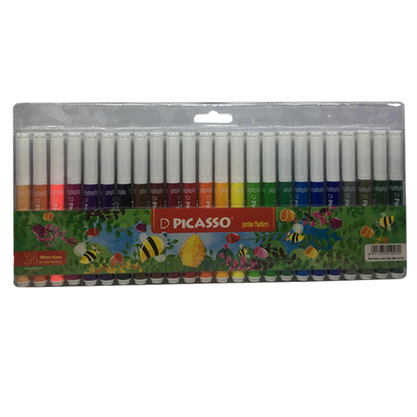 ماژیک 24 رنگ پیکاسو مدل jumbo کد 134457