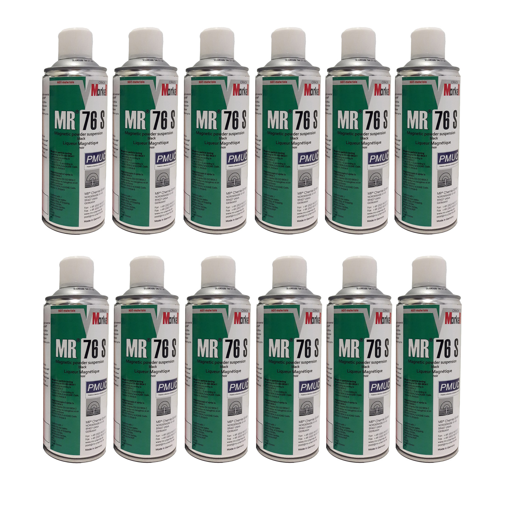 اسپری تست ذرات مغناطیسی ام آر مدل ink 76S حجم 400 میلی لیتر بسته 12عددی