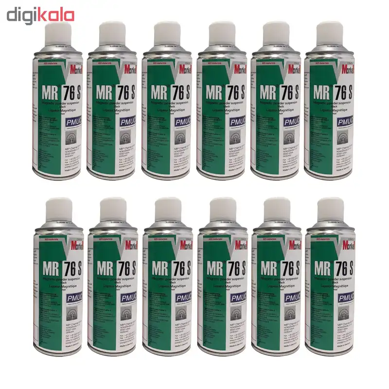 اسپری تست ذرات مغناطیسی ام آر مدل ink 76S حجم 400 میلی لیتر بسته 12عددی