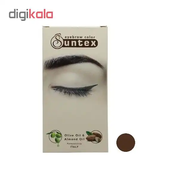 کیت رنگ ابرو سانتکس شماره N6-E7 حجم 30 میلی لیتر رنگ بلوند متوسط