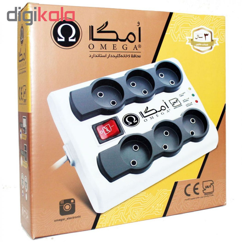 محافظ ولتاژ امگا مدل P6000 طول 3 متر محافظ ولتاژ امگا مدل P6000 طول 3 متر