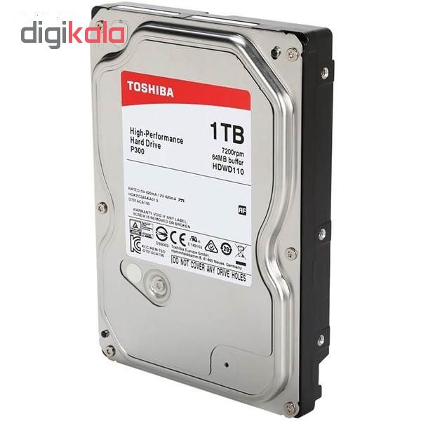 هارددیسک اینترنال توشیبا مدل P300 BULK HDWD110UZSVA ظرفیت 1 ترابایت 1