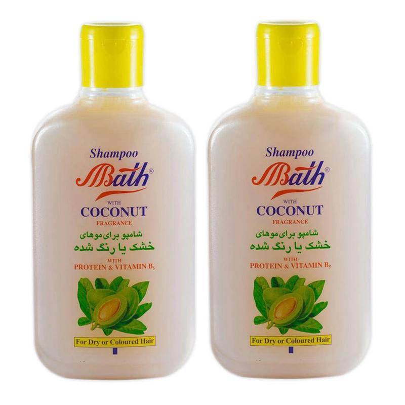 شامپو مو بس مدل Coconut حجم 1000 میلی لیتر مجموعه 2 عددی