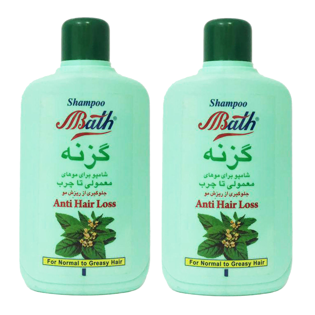 شامپو مو بس مدل Nettle حجم 1000 میلی لیتر مجموعه 2 عددی