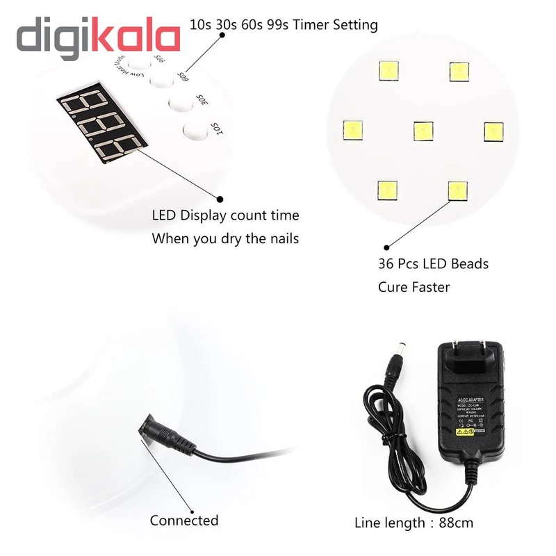 عکس شماره 6 : لاک خشک کن سان مدل x5 plus