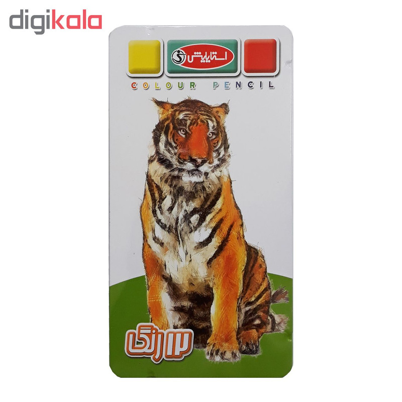 مداد رنگی 12 رنگ استایلیش کد 7