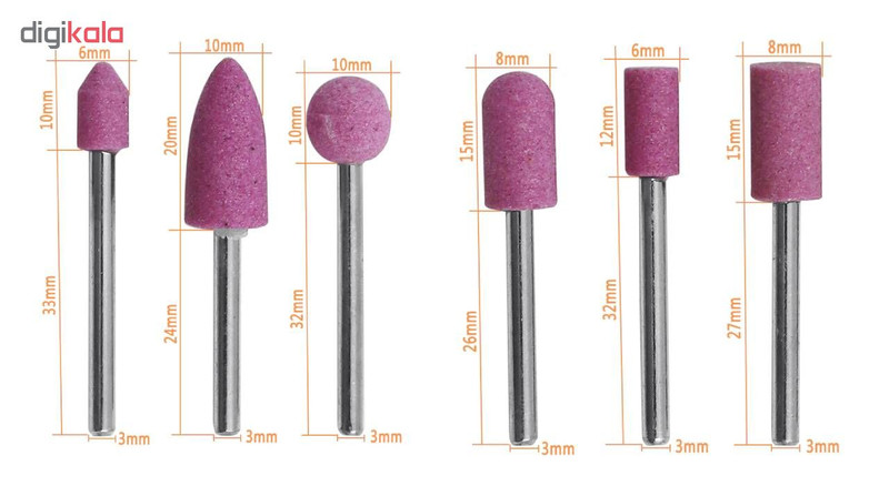 مجموعه 12 عددی فرز انگشتی مدل vbm کد 02