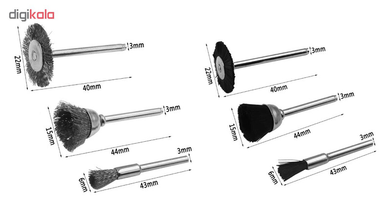 مجموعه 12 عددی فرز انگشتی مدل vbm کد 02