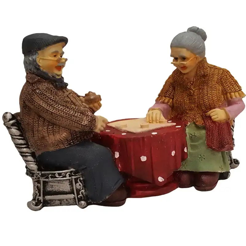 مجسمه لیلپار طرح شطرنج باز مدل DGO-1007R