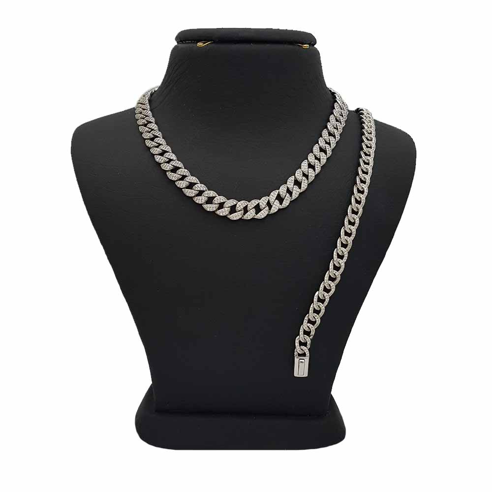 نیم ست نقره زنانه ترمه 1 کد SE 1031